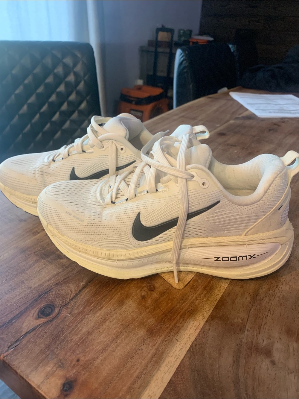 Nike Women White/Black ZoomX Athletic Sneakers